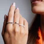 Anel de prata Corajosa e forte