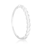 Anel de prata Croissant