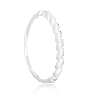 Anel de prata Croissant