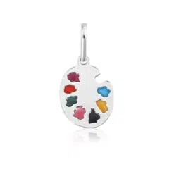 Pingente de prata 925 mini aquarela