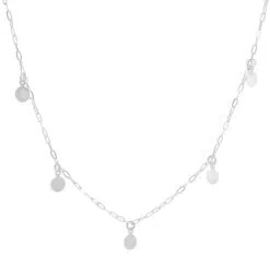 Choker de prata 925 medalhas