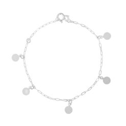 Pulseira de prata 925 medalhas