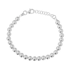 Corrente de prata 925 bolas juntas 6 mm