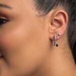 Brinco de prata 925 tarraxa baby coração liso 5 mm - Imagem 2