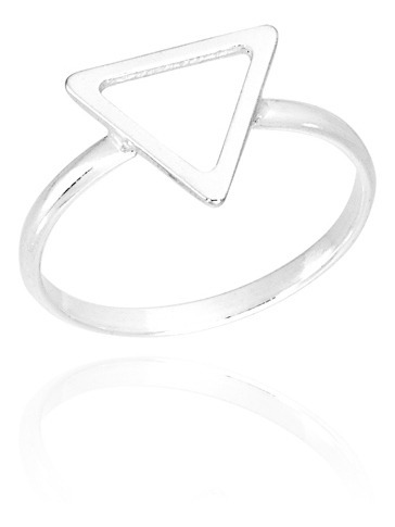 60447a44c8bae2229eaf301c4ae2986f.jpg Anel de prata triângulo vazado liso - Imagem 1