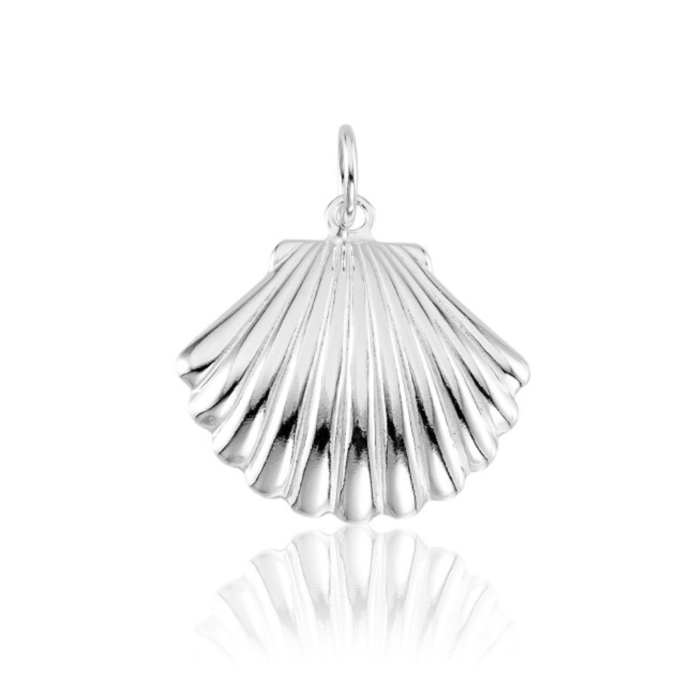 pingente-de-prata-concha-medio Pingente de prata 925 concha médio - Imagem 1