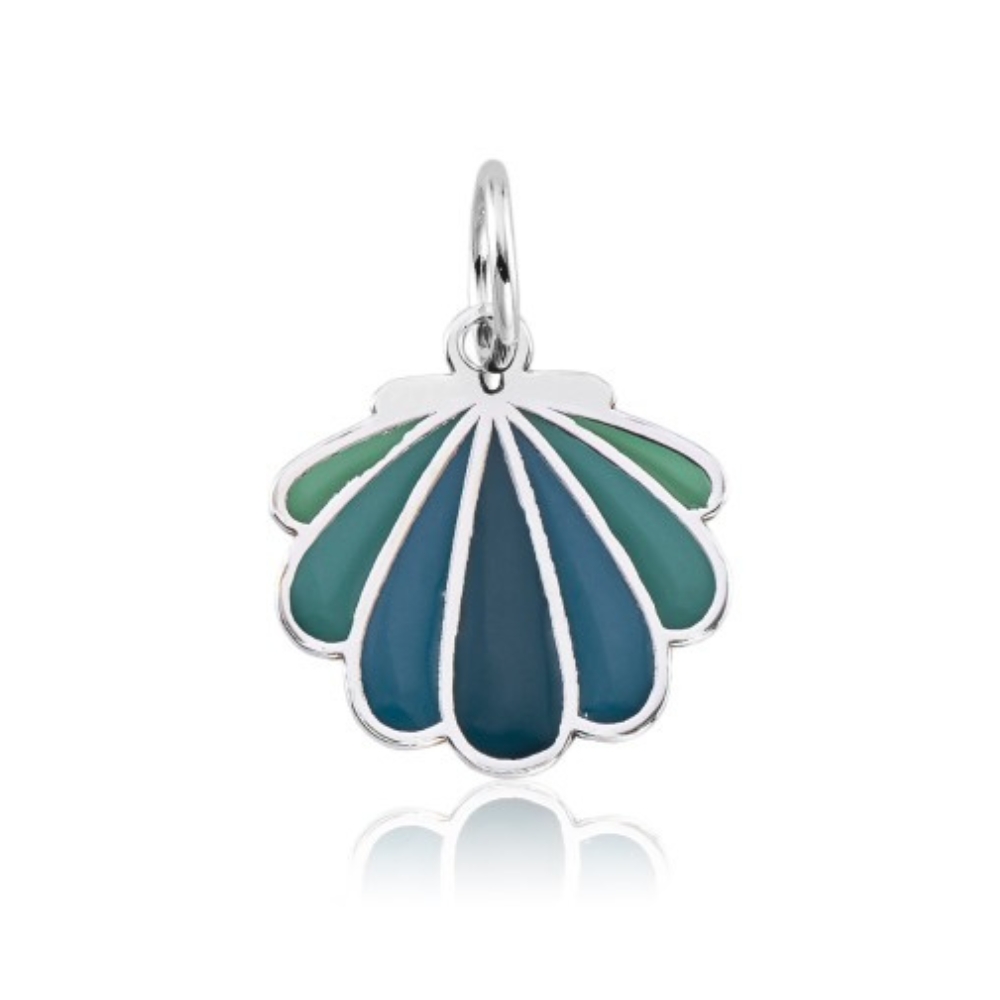 pingente-de-prata-concha-resina-tons-de-azul Pingente de prata 925 concha resina em tons de azul - Imagem 1