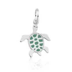 Pingente de prata 925 mini tartaruga marinha