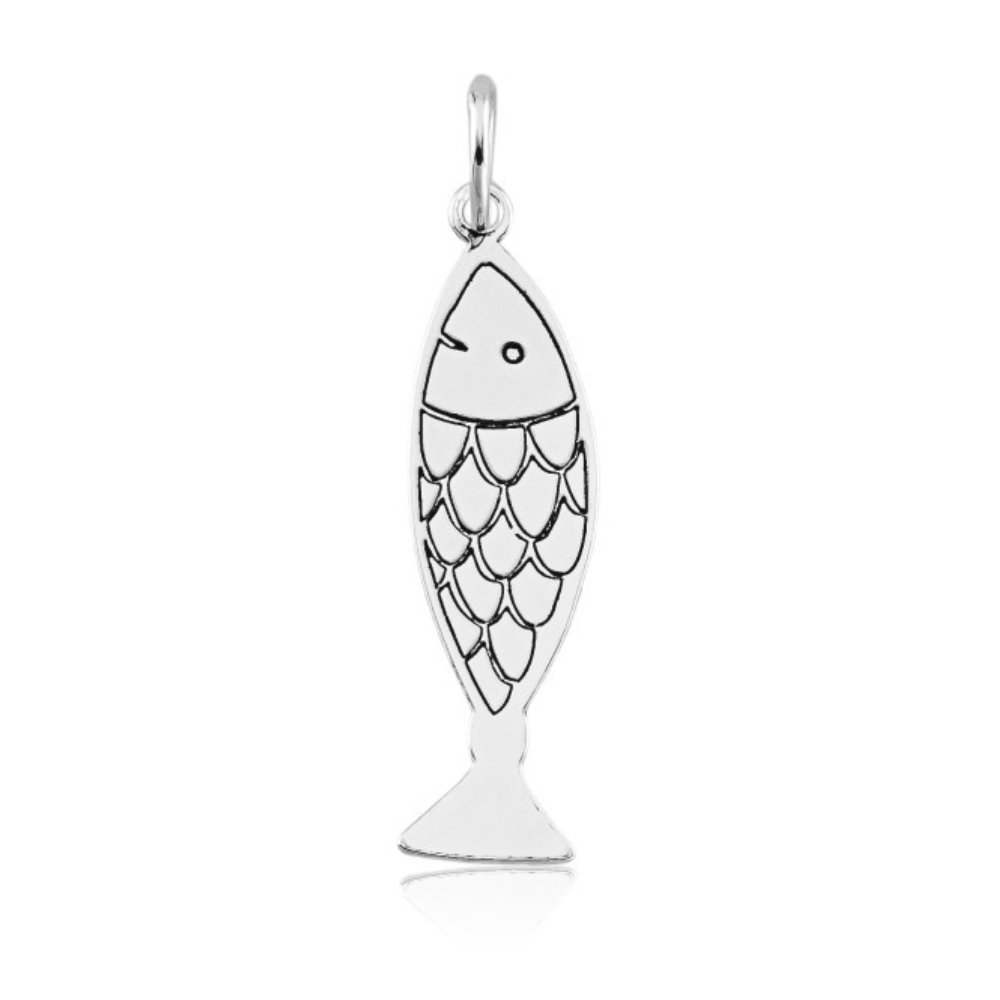 pingente-de-prata-peixinho Pingente de prata 925 peixinho - Imagem 1