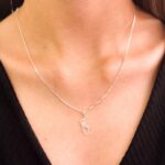 Pingente de prata 925 mini heart finger Dorama - Imagem 2