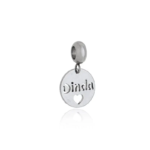 Berloque pingente dinda aço inox