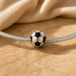 Berloque separador bola de futebol aço inox - Imagem 2