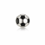 Berloque separador bola de futebol aço inox