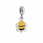 Berloque pingente abelha aço inox