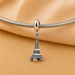 Berloque pingente torre eiffel aço inox - Imagem 2