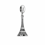 Berloque pingente torre eiffel aço inox