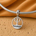 Berloque pingente profissão psicologia aço inox - Imagem 2