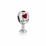 Berloque separador taça de vinho aço inox