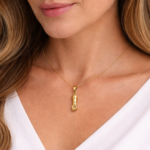 Pingente figa banhado a ouro 18k - Imagem 2