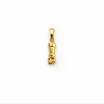 Pingente figa banhado a ouro 18k