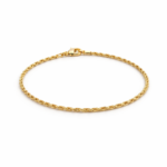 Pulseira cordão baiano banhado a ouro 18k