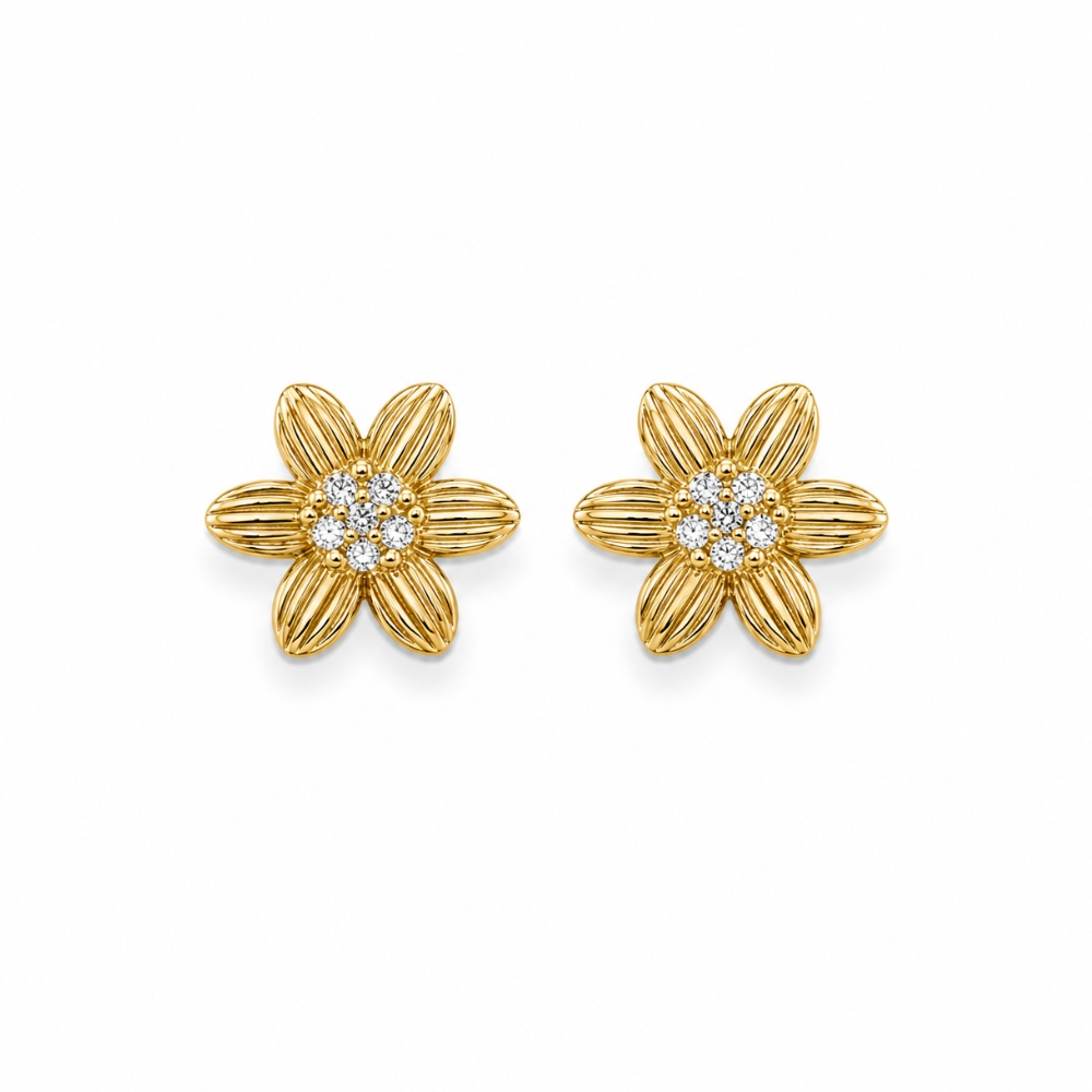 63-BRINCO-FLORZINHA-MIOLO-MICRO-ZIRCÔNIAS-BANHADO-OURO-18K (1) Brinco florzinha miolo com micro zircônias banhado a ouro 18k - Imagem 1