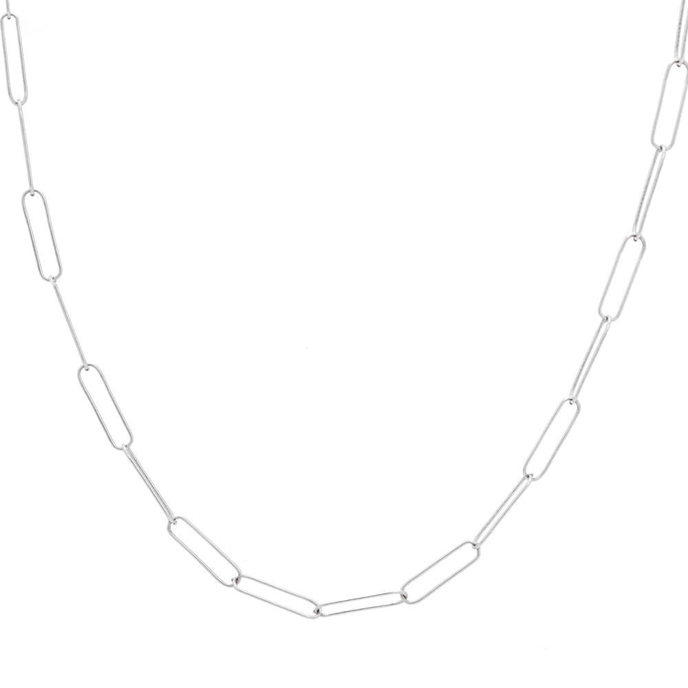 e3f353d5e454ae80d22360187d63c9fb.jpg Corrente de prata 925 elos cartier alfinete 40 cm - Imagem 1