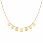 Colar pingentes medalhas banhado a ouro 18k