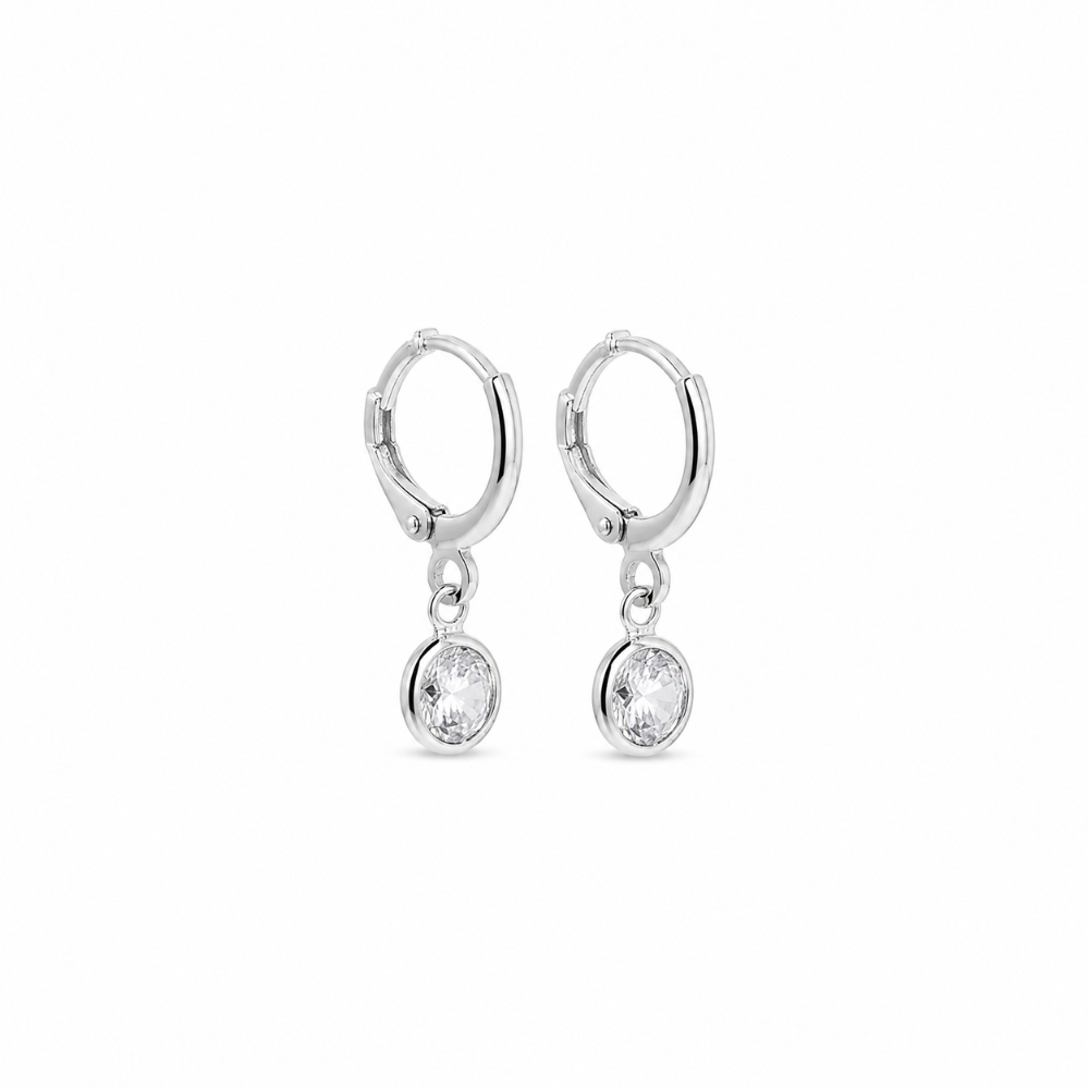 p387-Brinco-argola-pingente-ponto-luz-6-mm-cristal-banhado-prata-925 (2) Brinco argola pingente ponto de luz 6 mm cristal banhado a prata 925 - Imagem 1